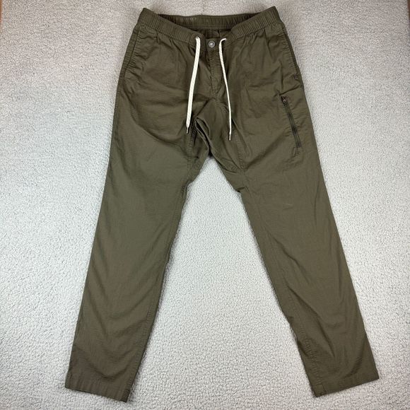 Vuori Other - Vuori Ripstop Climber Pants Men Large Olive Green Tapered Elastic Waist
